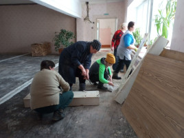 В детском саду "Катюша" продолжаются работы по капитальному ремонту. В детском саду "Катюша" продолжаются работы по капитальному ремонту.